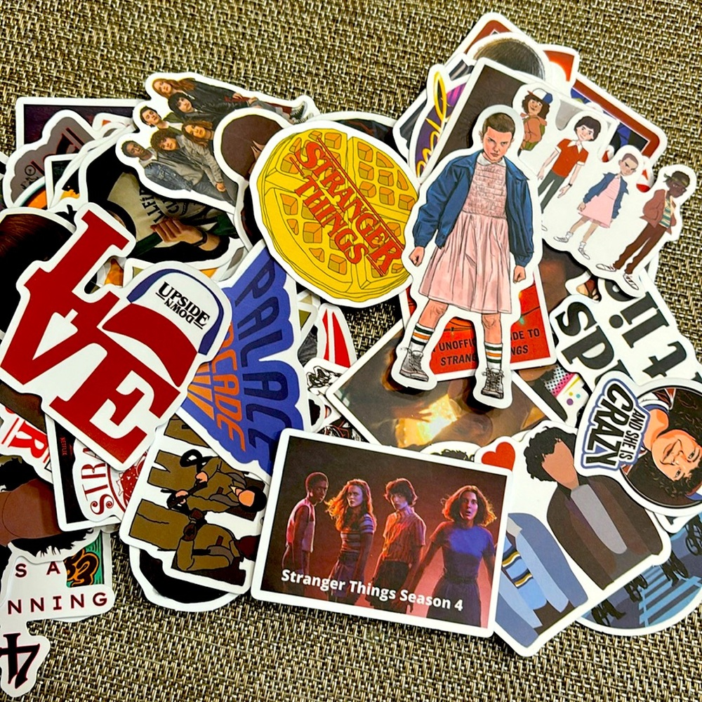 *NEW* STRANGER THINGS Stickers 🥞